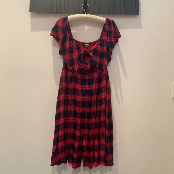 lulus plaid dress